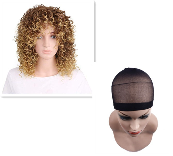 Fashionable chemical short curly hair wig Fashionable chemical short curly hair wig